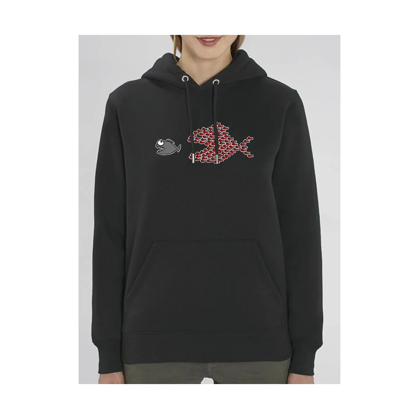 Sweat femme "Poissons unis"