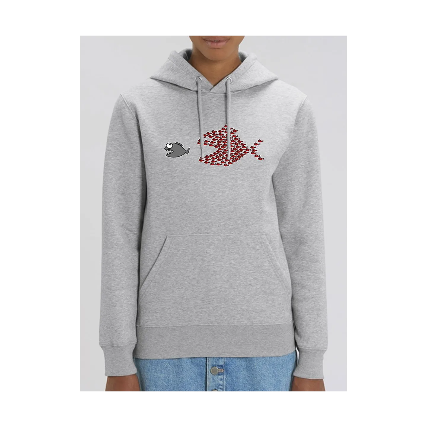 Sweat femme "Poissons unis"