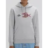Sweat femme "Poissons unis"