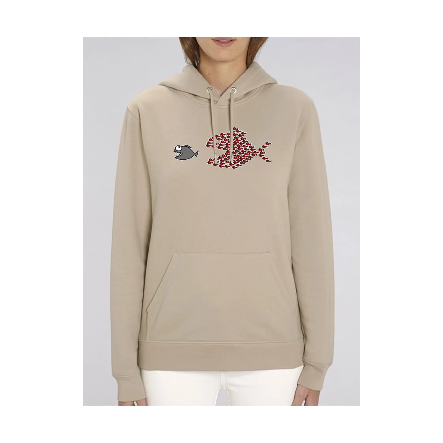Sweat femme "Poissons unis"