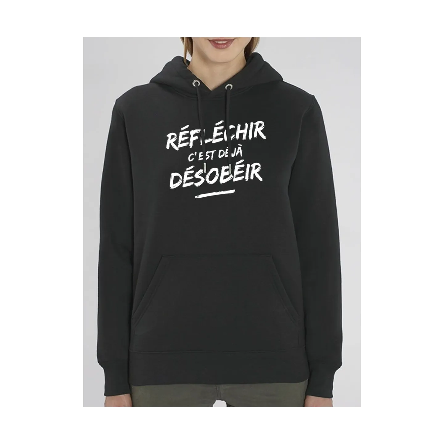 Sweat femme "Reflechir"