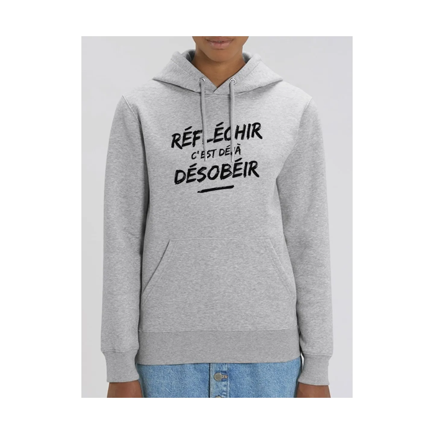 Sweat femme "Reflechir"