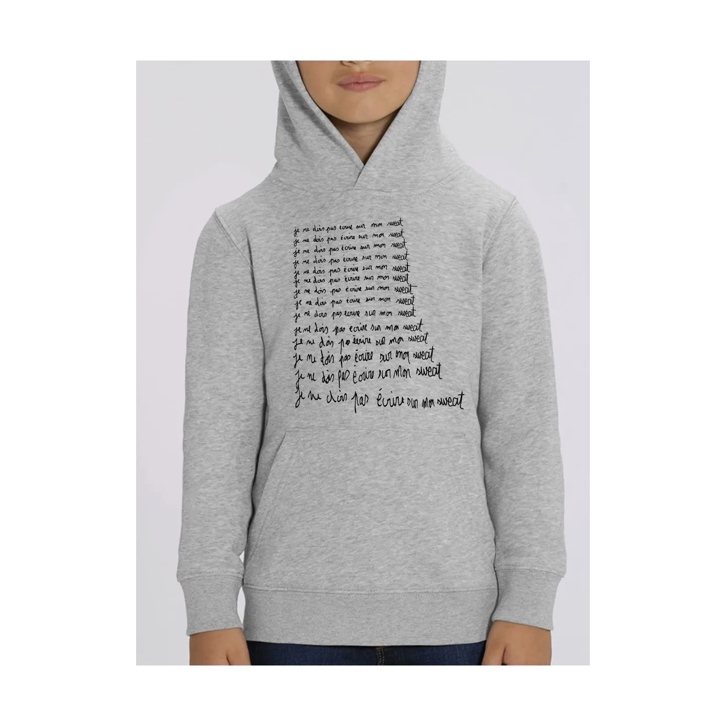Sweat enfant "Je ne dois pas écrire"