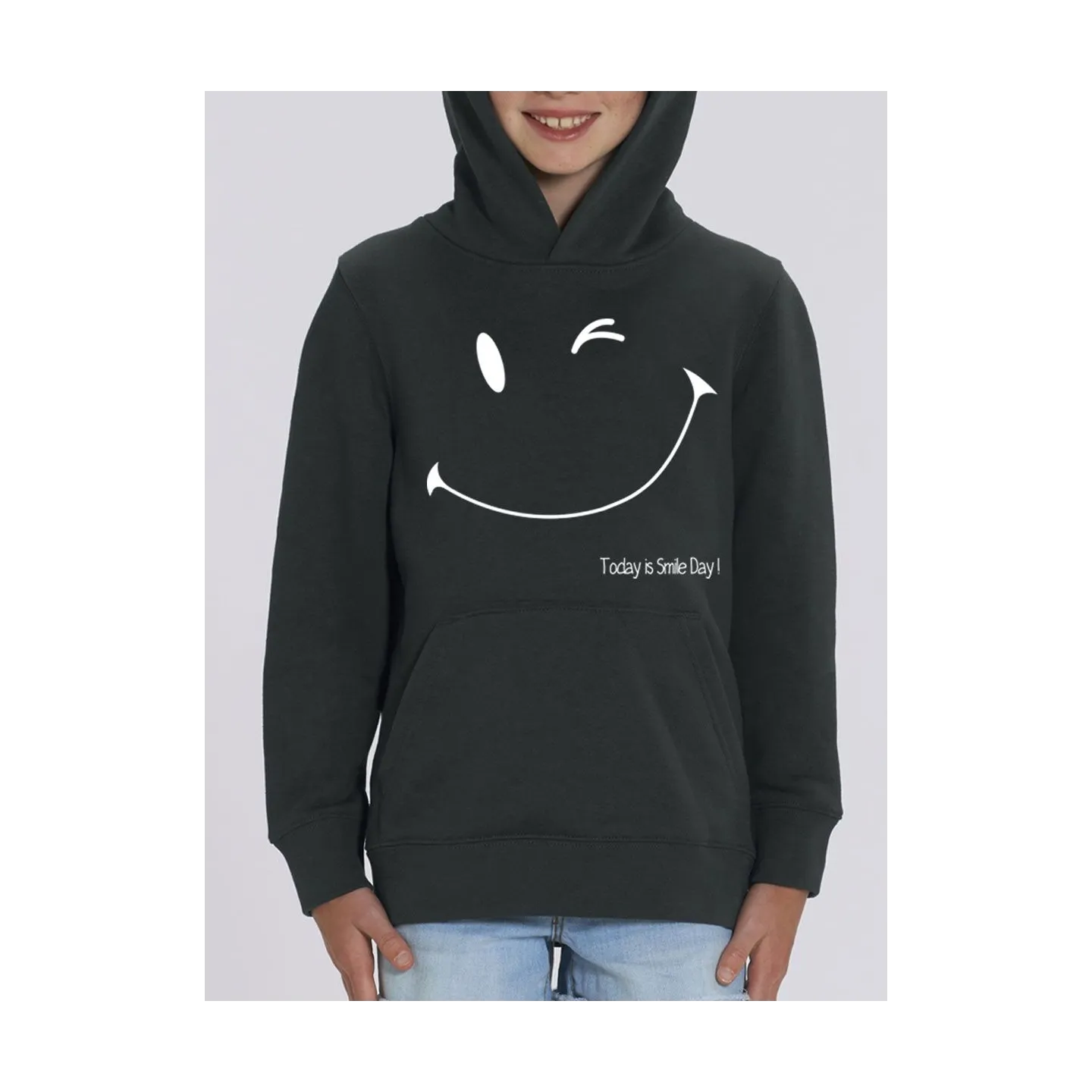 Sweat enfant "Today is smile day"