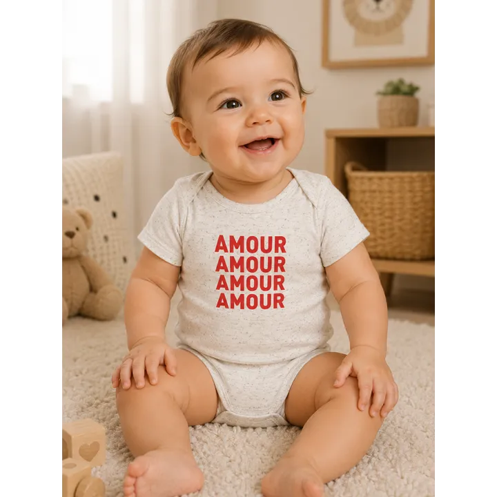 Body bébé ''Amour Amour Amour''