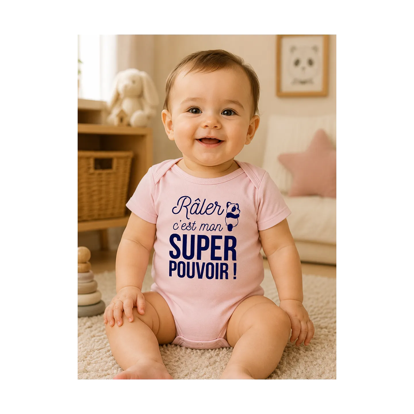 Body bébé "Râler c'est mon super pouvoir"