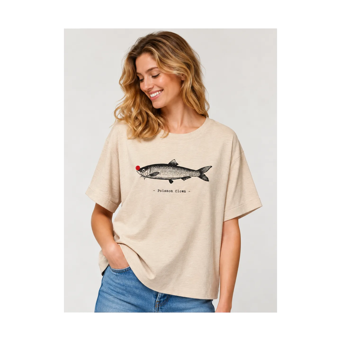 T-shirt femme "Poisson Clown"