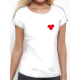 T-shirt femme "coeur foncé"