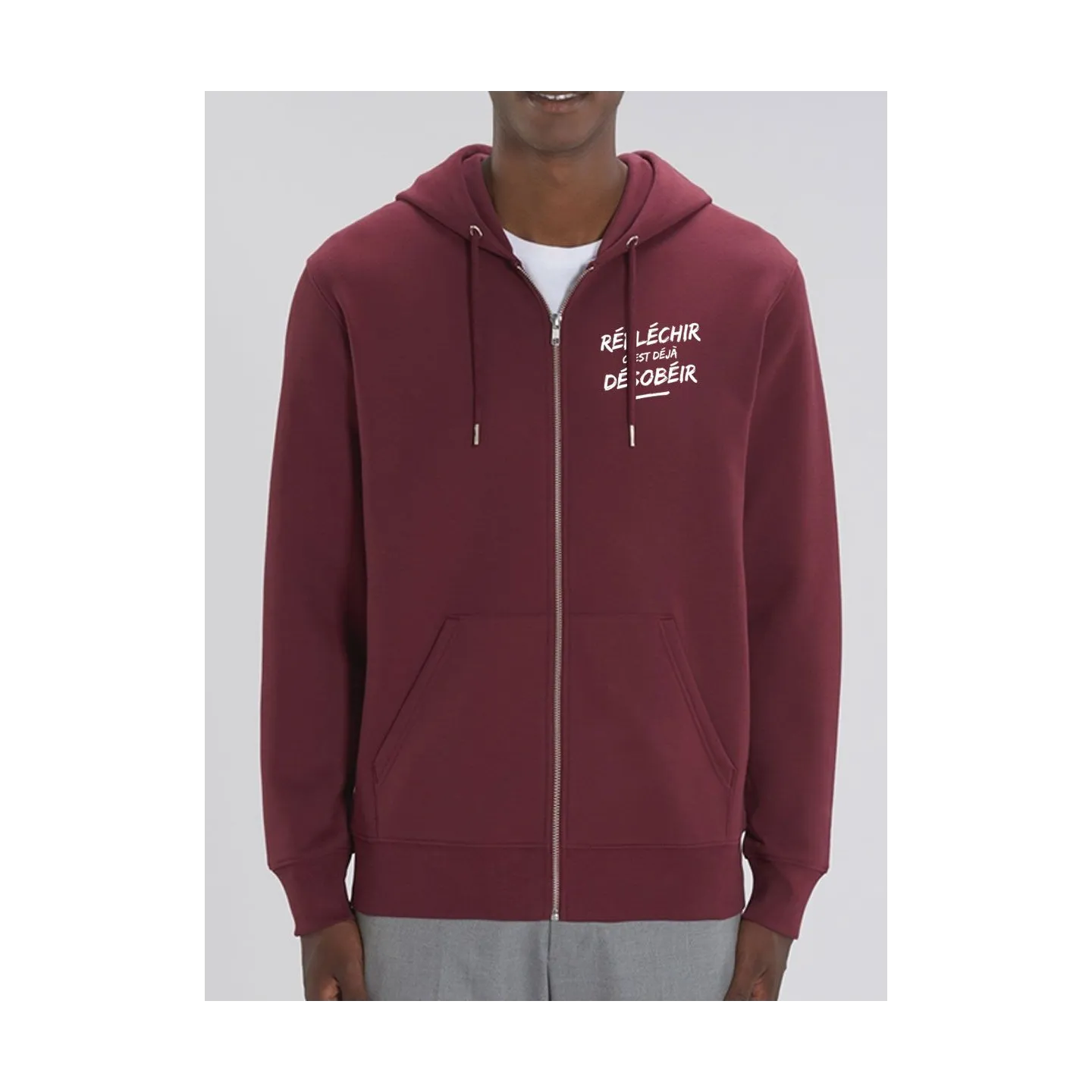 Veste homme "Réfléchir"