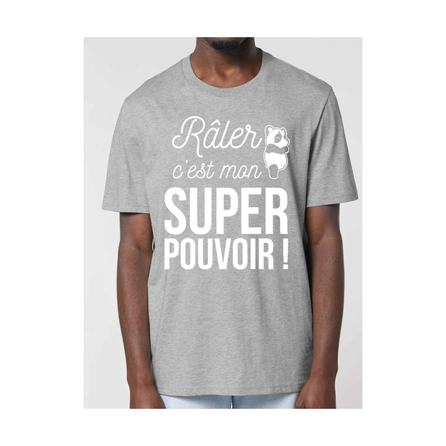 Tee shirt "raler" : tee shirt original et rigolo en coton bio