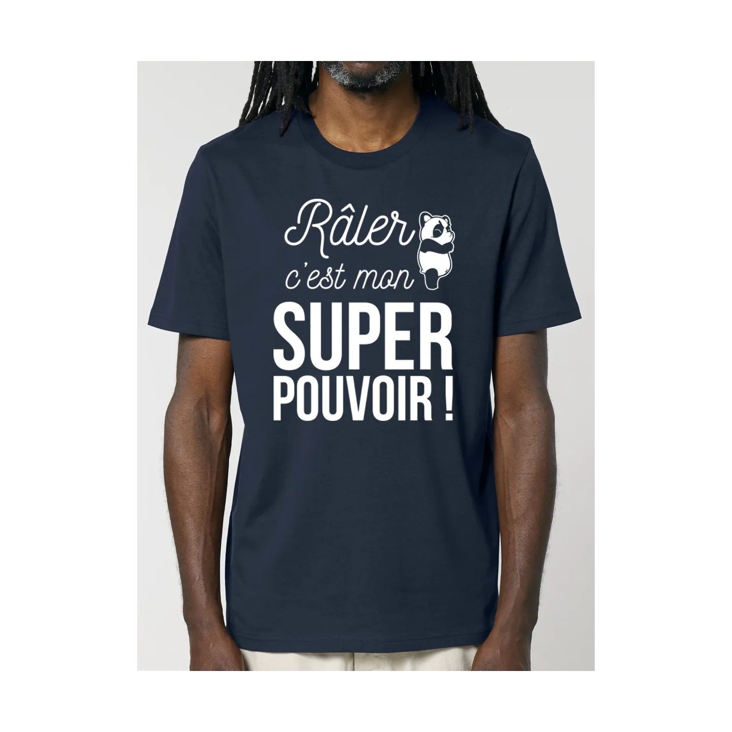 Tee shirt "raler" : tee shirt original et rigolo en coton bio