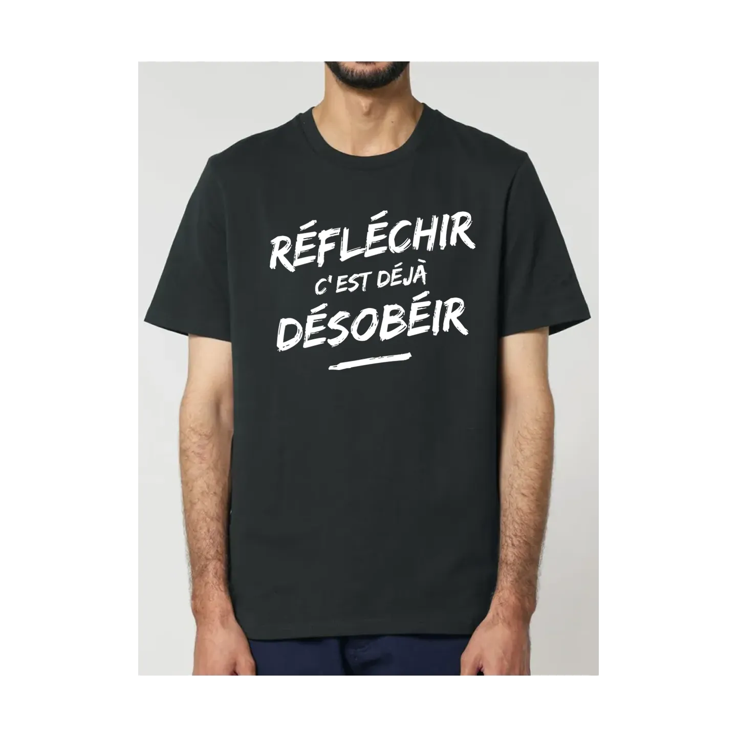 T shirt reflechir : un tee shirt original, décalé en coton bio