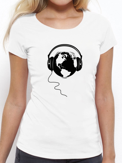 T-shirt femme "Écoute la terre"