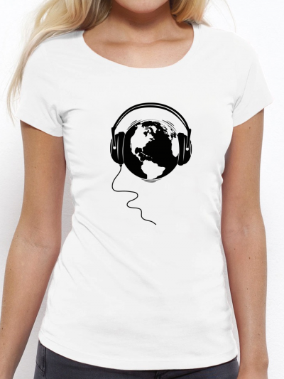 T-shirt femme "écoute la terre"