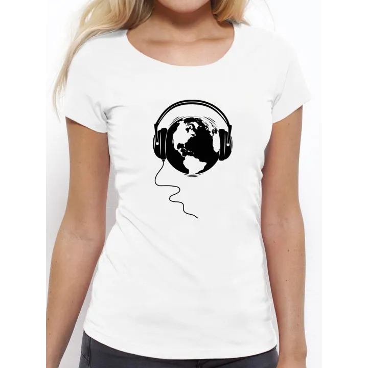 T-shirt femme "écoute la terre"