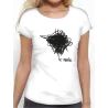 T-shirt femme "et merde noir"