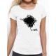 T-shirt femme "et merde noir"