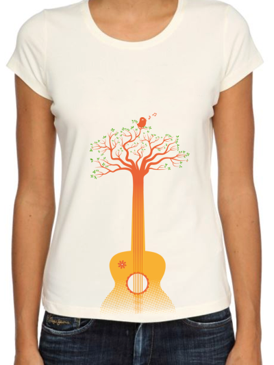 T-shirt femme "Guitarbre"