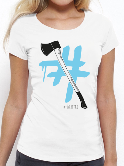 T-shirt femme "Hachetag"