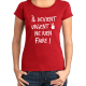 T-shirt femme "Il devient urgent"