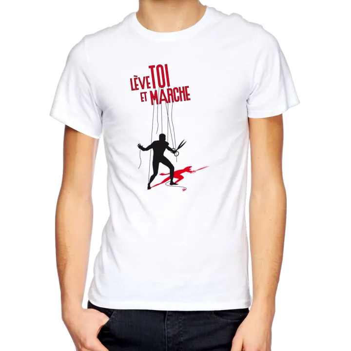 T-shirt homme "Lève toi black"