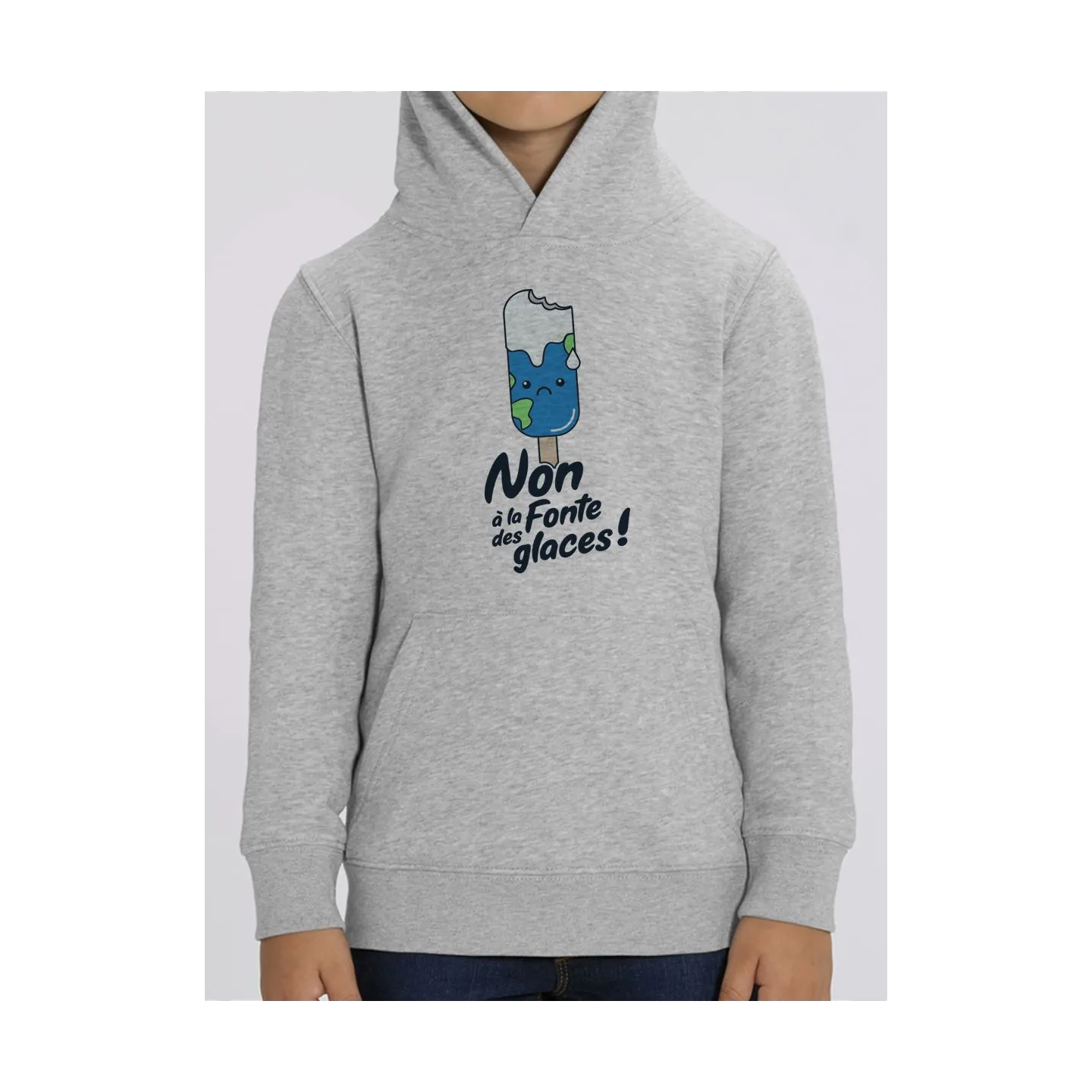Sweat enfant "Non a la fonte des glaces !"