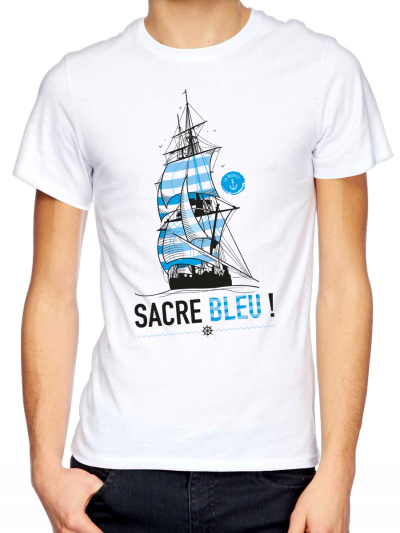 T-shirt homme "Sacre bleu"