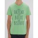 T-shirt Homme Bateau Bulot Bistrot