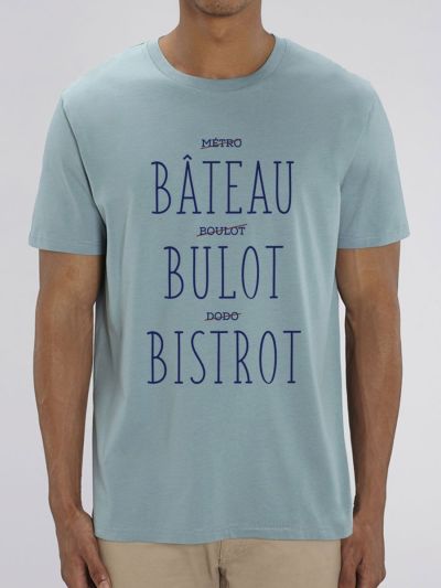 T-shirt Homme Bateau Bulot Bistrot