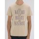 T-shirt Homme Bateau Bulot Bistrot