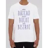 T-shirt Homme Bateau Bulot Bistrot