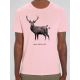 T-shirt Homme Gaz a effet de "Cerf"