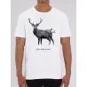 T-shirt Homme Gaz a effet de "Cerf"