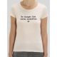 T-shirt femme BIO "Le vrai soleil c'est dans la tête"