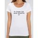 T-shirt femme BIO "Le vrai soleil c'est dans la tête"