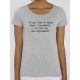 T-shirt femme BIO "Je ne suis pas une imprimante"