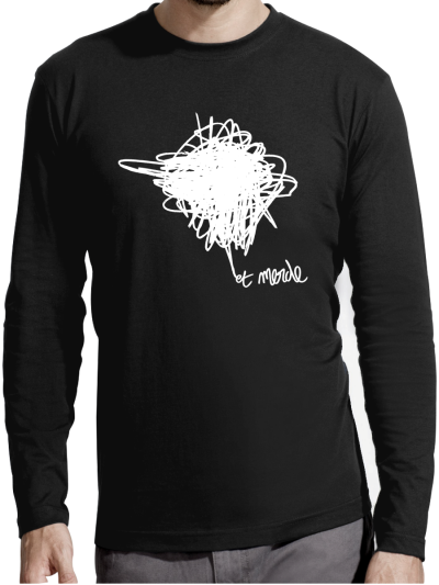 T-shirt manches longues homme "Et merde"