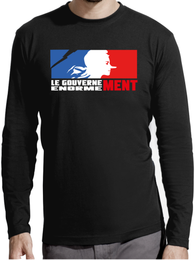 T-shirt manches longues homme "Gouvernement"