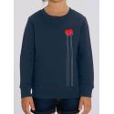 Sweat-shirt enfant "Main cœur"