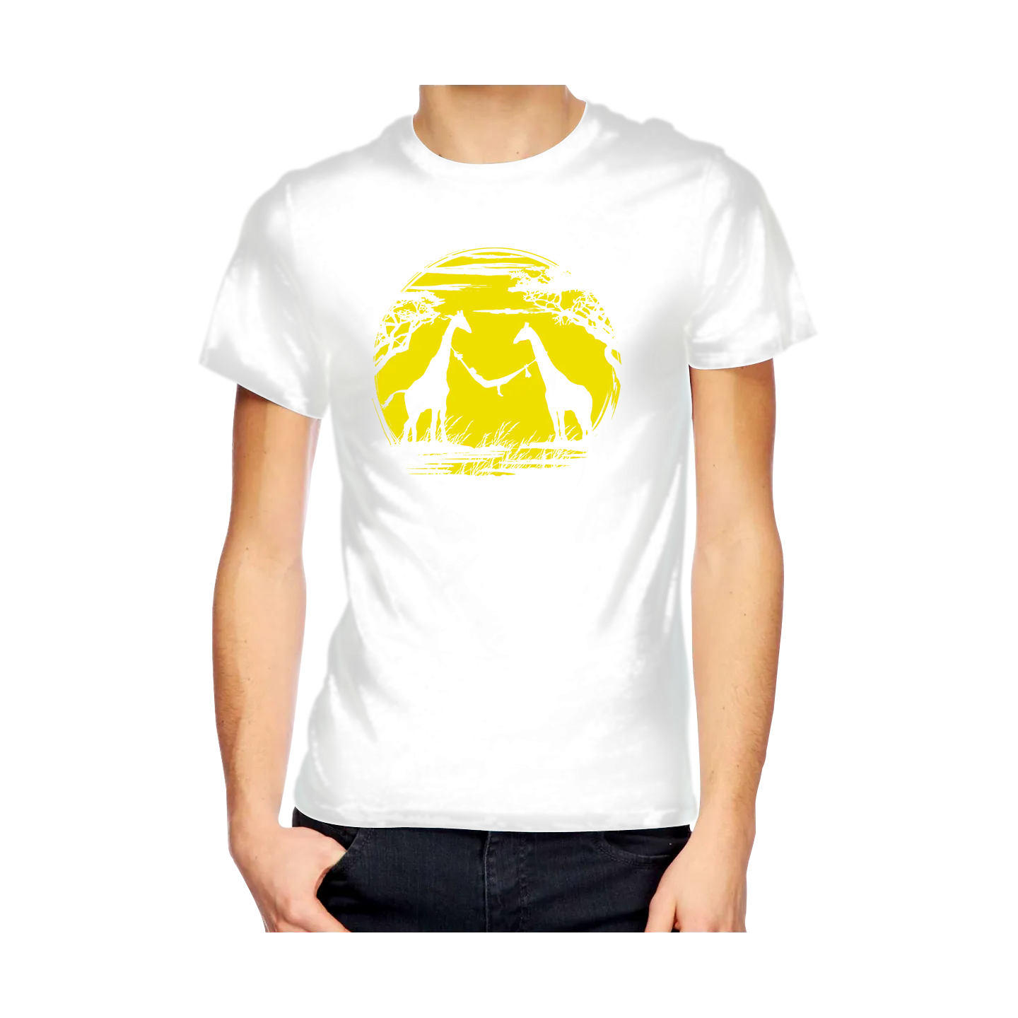 T-shirt homme "GAZ A EFEFET DE CERF"