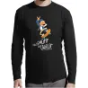 T-shirt manches longues homme "Plutot mourir"
