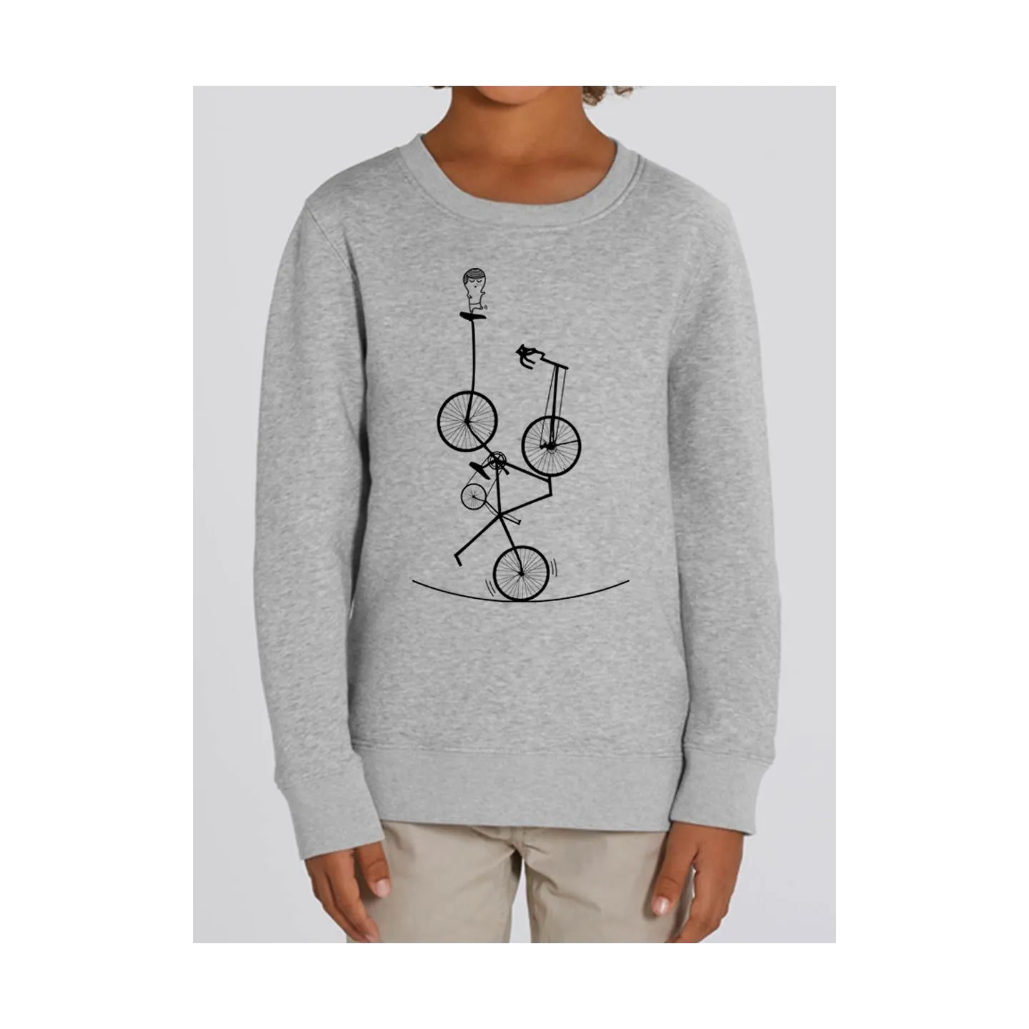 Sweat-shirt enfant "Sur le fil"