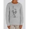 Sweat-shirt enfant "Sur le fil"