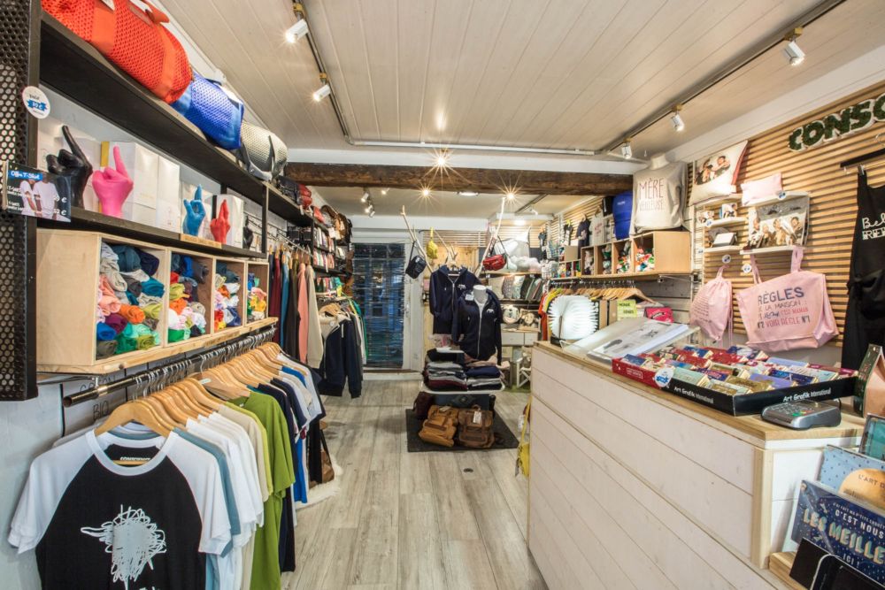 Vue intérieur de la boutique Conscience