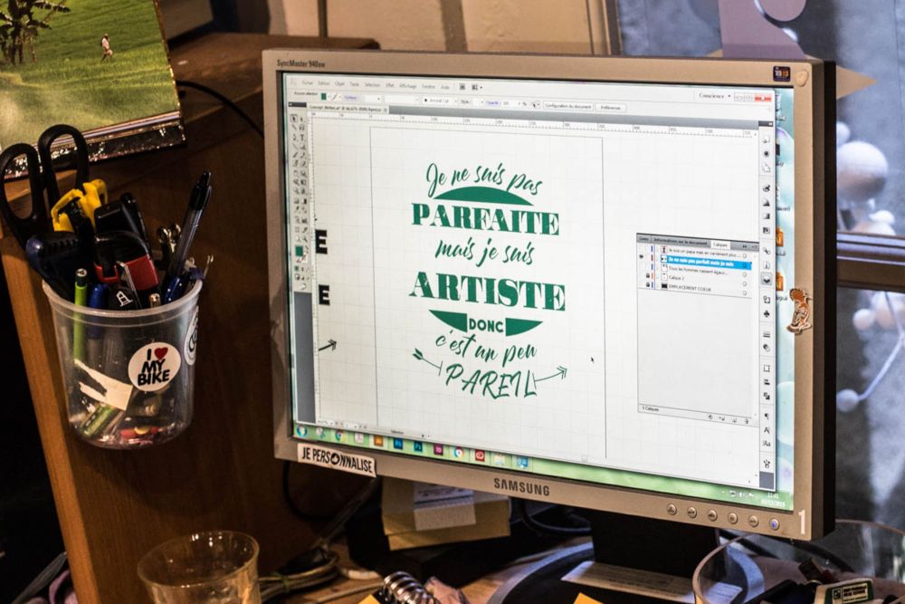 Travail graphique sur les visuels