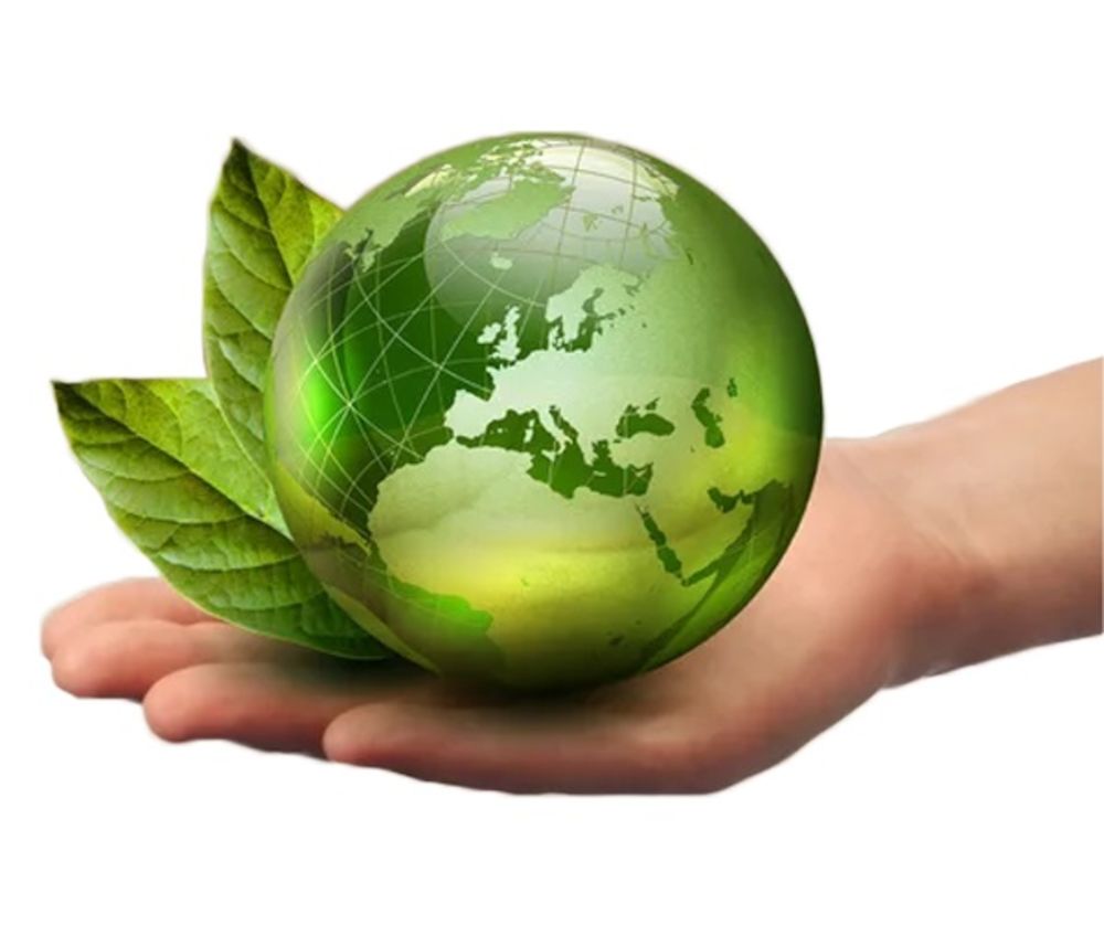 Logo de la terre symbole du commerce équitable