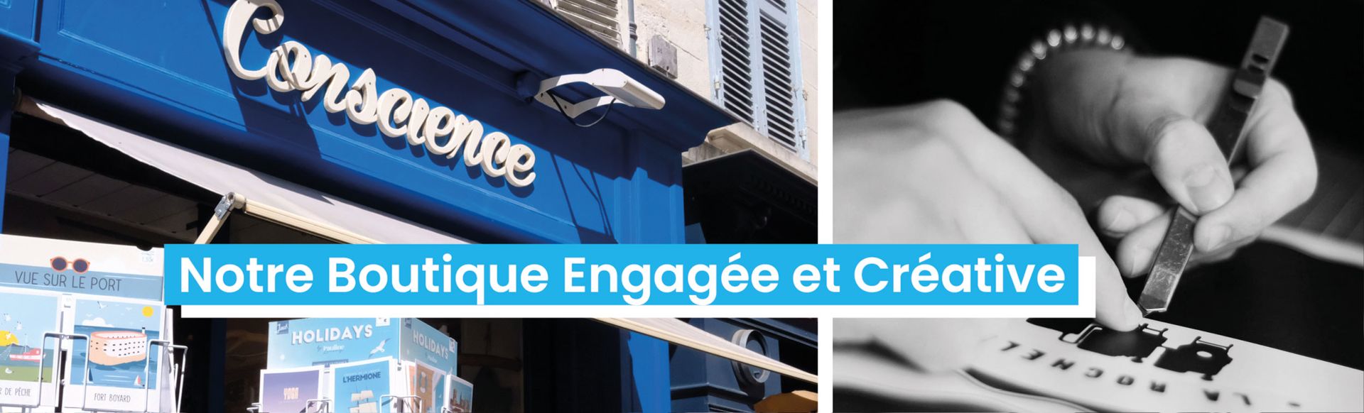 Lien vers boutique Conscience engagée et créative